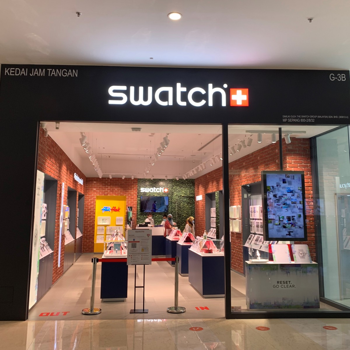 Swatch best sale the mall